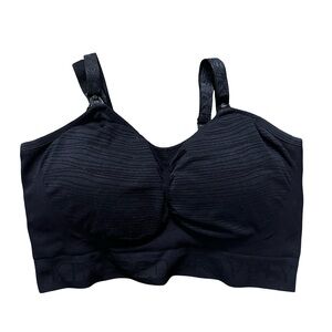 Kindred Bravely Black Nursing Pumping Bra Size Large Postpartum Comfy Wireless